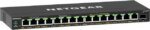 NETGEAR 16-Port High-Power PoE+ Gigabit Ethernet Plus Switch (231W) with 1 SFP Port | GS316EPP - Pappy Mall
