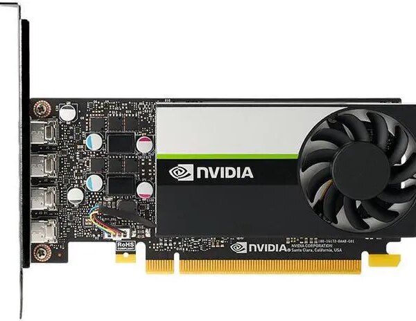 NVIDIA T1000 4 GB GDDR6 - PCIe 3.0 x16 low profile - 4 x Mini DisplayPort Graphic Card - Pappy Mall