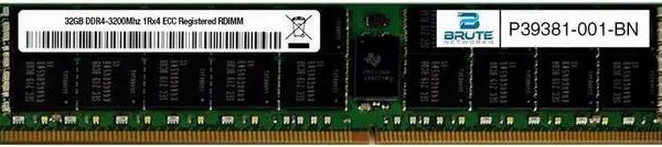 P39381-001 - HPE Compatible 32GB DDR4-3200Mhz 1Rx4 ECC Registered RDIMM - Pappy Mall