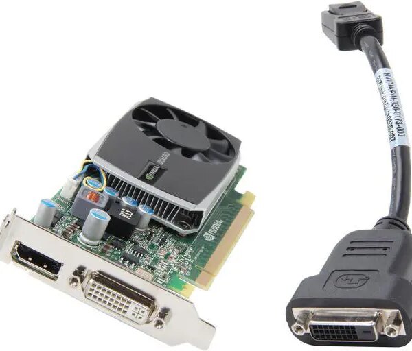 PNY Quadro 600 VCQ600-T 1GB 128-bit DDR3 PCI Express 2.0 x16 Low Profile Graphics Card - Pappy Mall