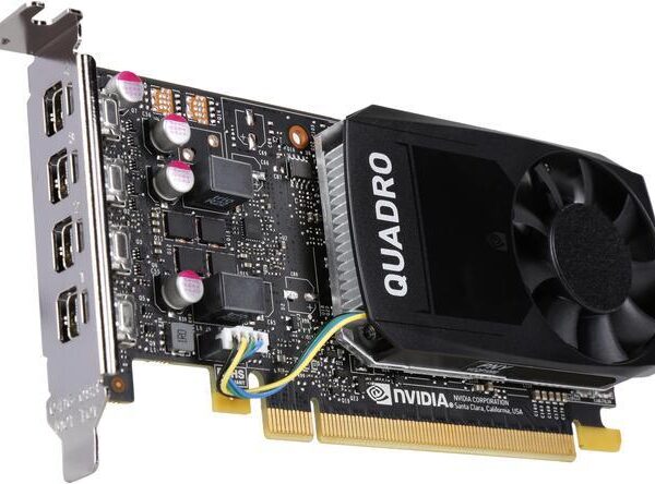 PNY Quadro P1000 VCQP1000-PB 4GB 128-bit GDDR5 PCI Express 3.0 x16 Low Profile Graphics Card - Pappy Mall