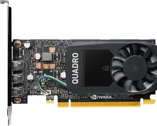 PNY Quadro P400 VCQP400V2-PB 2GB 64-bit GDDR5 PCI Express 3.0 x16 Low Profile Graphics Card - Pappy Mall