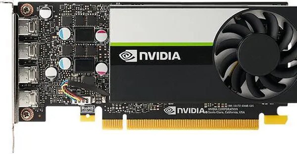 PNY VCNT1000-PB NVIDIA T1000 Graphic Card - 4GB GDDR6 - LP - Single Slot - Pappy Mall