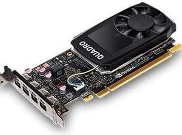 PNY VCQP1000-PB NVIDIA Quadro P1000 4GB GDDR5 4Mini DisplayPorts PCI-Express Video Card - Pappy Mall