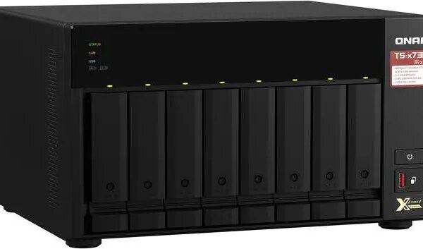 QNAP TS-873A-8G-US 8 Bay Ryzen Desktop NAS (Diskless) - Pappy Mall