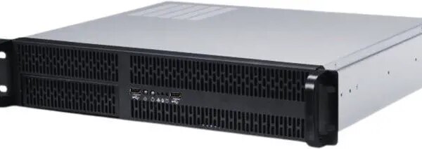 RACKOWL 2U Server Case/ Rackmount Server Chassis, 4x 3.5"/2.5" HDD Bay, 1x 5.25" Device, Micro-ATX Motherboard Support ; Fans: Rear 2x 80mm, Size: - Pappy Mall