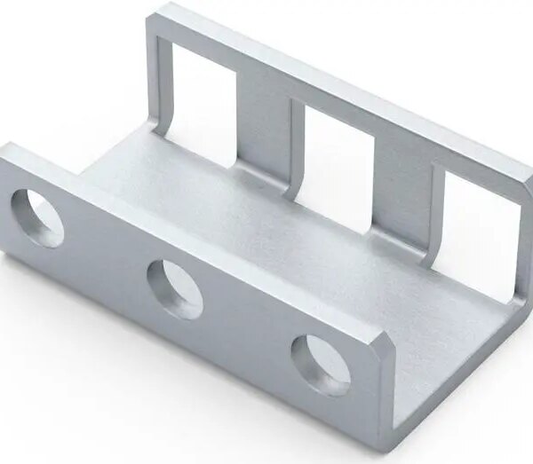 RackSolutions 1U Adapter Bracket, 2 Bends, 1.00 in Depth, Adjustable Rack Installation Depth, Compatible with Square, Threaded, and Round Hole 4-Post - Pappy Mall