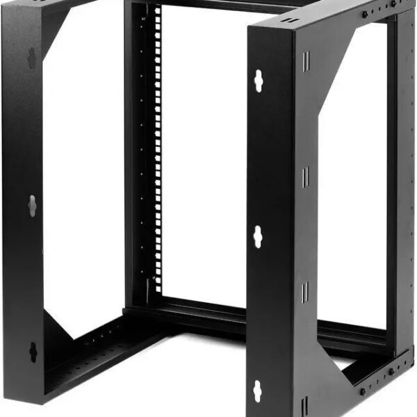 Rosewill 12U Server Rack with Swing Gate -Wall Mount Rack for 19 Inch IT Equipment Open Frame Rack–Network Rack Wall Mount for AV & Server Equipment - Pappy Mall