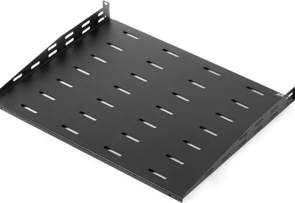 Rosewill 1U 19-Inch Universal Vented Rack Mount Cantilever Server Cabinet Shelf 14-Inches Deep Black, 2 Pack-RSA-1USHF002D - Pappy Mall