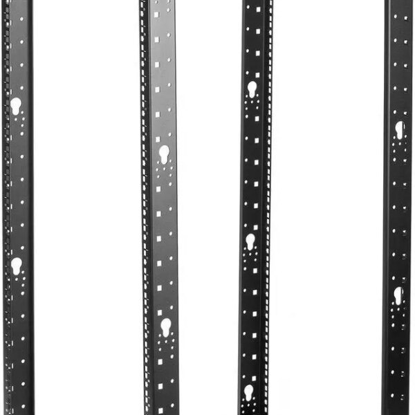 Rosewill 25U Open Frame Server Rack, 4-Post Network Server Rack, Adjustable Depth Frame Rack, Heavy Load Rack for Computer/Data/AV/IT - Pappy Mall