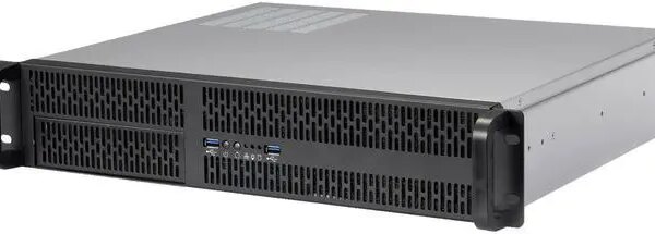 Rosewill 2U Server Chassis Rackmount Case | 4 3.5"/2.5" HDD, 1 5.25" Device | Micro-ATX Compatible | 2 x 80mm PWM Fans | 2x USB 3.0 | Silver/Black - Pappy Mall