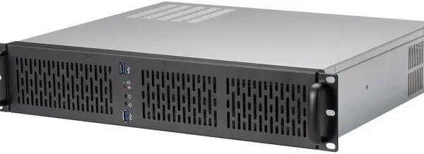 Rosewill 2U Server Chassis Rackmount Case | 4 3.5" HDD Bays | Micro-ATX Compatible |3 x 80mm PWM Fans | 2x USB 3.0 | Silver/Black - RSV-Z2600U - Pappy Mall