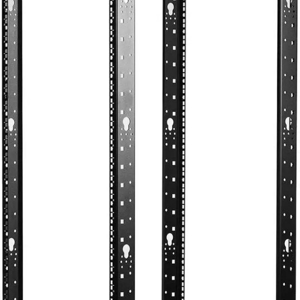 Rosewill 42U Open Frame Server Rack, 4-Post Network Server Rack, Adjustable Depth Frame Rack, Heavy Load Rack for Computer/Data/AV/IT - Pappy Mall