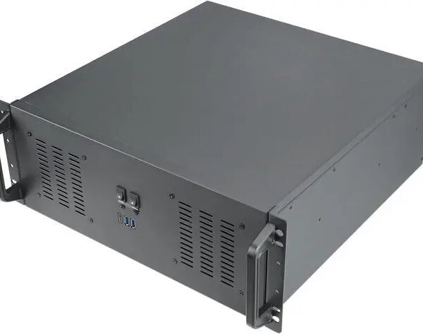 Rosewill 4U Server Chassis Rackmount Case | 11x 3.5" Bays, 3x 2.5" Devices| ATX, CEB Compatible | 2 120mm PWM Fan, 2 80mm PWM Fans | 2x USB 3.0, 1 - Pappy Mall