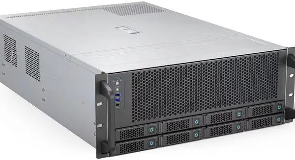 Rosewill 4U Server Chassis|Supports up to 4 GPUs|8 Hot-Swap 3.5"/2.5" SATA/SAS up to 12Gbps|E-ATX Compatible|3x 12038 Hot-Swap Fans, 2 Rear 8038 - Pappy Mall