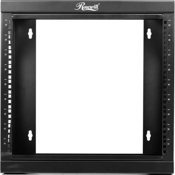 Rosewill 9U Server Rack with Swing Gate -Wall Mount Rack for 19 Inch IT Equipment Open Frame Rack–Network Rack Wall Mount for AV & Server Equipment - Pappy Mall