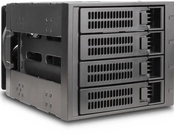 Rosewill Internal Hard Drive Enclosure - 3 x 5.25" to 4 x 3.5" Hot-Swap Enclosure - SATA I/II/III/ & SAS HDD - RSV-SATA-Cage-34 - Pappy Mall