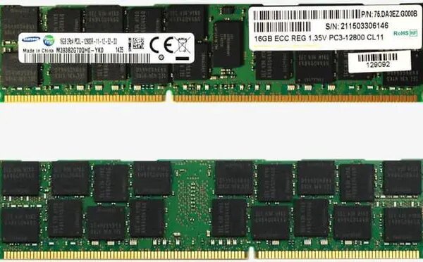 SAMSUNG 16GB 240-Pin DDR3 SDRAM ECC Registered DDR3 1600 (PC3 12800) Server Memory Model M393B2G70QH0-YK0 - Newegg.com - Pappy Mall
