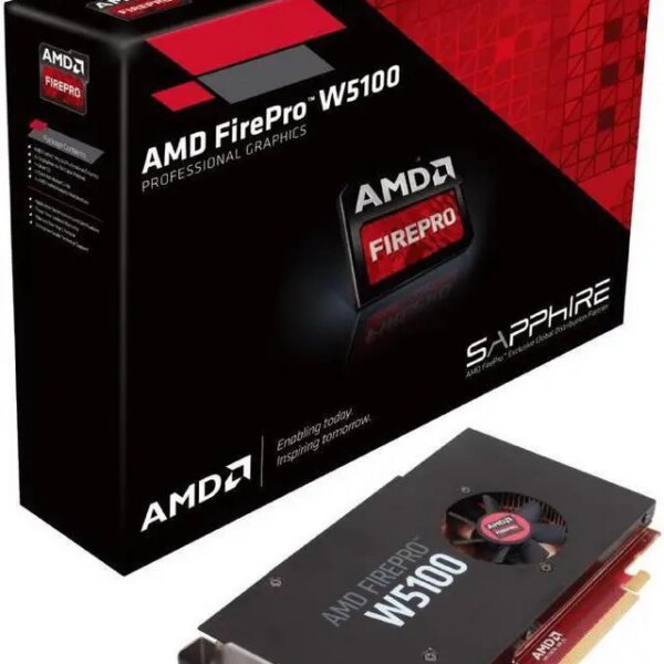 Sapphire Video Card 100-505737 AMD FirePro W5100 4GB DDR5 128Bit PCI-Express 4xDisplayPort - Pappy Mall