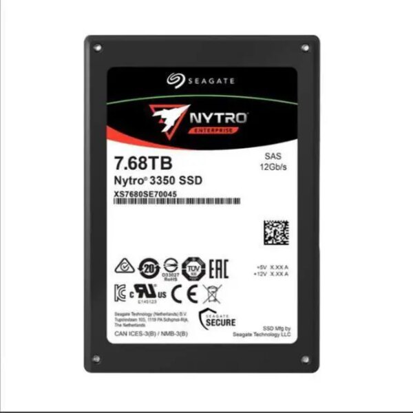 Seagate Nytro 3000 XS7680SE70045 7.68 TB Solid State Drive - 2.5" Internal - SAS (12Gb/s SAS) - Server, Storage System Device Supported - 1 DWPD - Pappy Mall