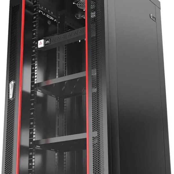 Server Rack – 27U - Wall Mount Rack - Locking Cabinet for Network - Electronics - Security - Audio - Video - AV Equipment - Data Rack - wheels / Power - Pappy Mall
