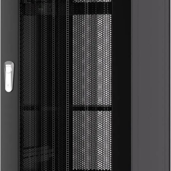Server Rack - Locking Cabinet - Network Rack - Av Cabinet - 27 U - Rack Mount - Free Standing Network Rack- Server Cabinet - Caster Leveler - Shelf - Pappy Mall