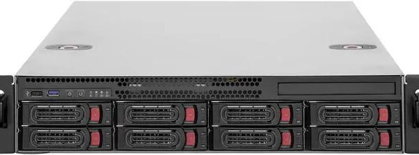 Silverstone RM22-308, 2U 8-bay 2.5" / 3.5" HDD / SSD rackmount storage chassis with Mini-SAS HD SFF-8643 12 Gb/s interface - Pappy Mall