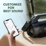 Soundcore Motion Boom Plus Outdoor Speaker with 80W Booming Sound, 20H Playtime, IP67 Waterproof and Dustproof, Type-C, Custom EQ, Bluetooth 5.3, - Pappy Mall