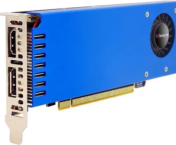 SRhonyra Geforce GTX 1060 6GB Low Profile Graphics Card GDDR5 PCIe 3.0 X16 160 Bits SFF GPU HDMI +DP Port - Pappy Mall