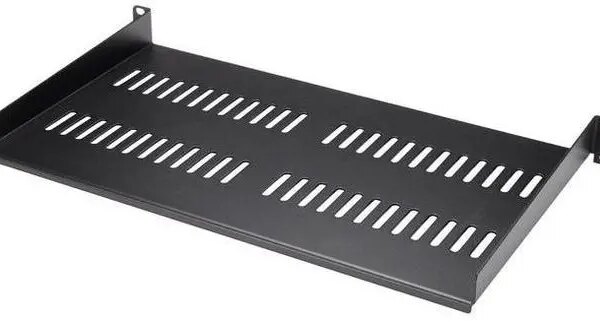 StarTech CABSHELFV1U 1U Rack Shelf - 10" Deep - Steel - Vented Rack Shelf - Rack Mount Shelf - Server Rack Shelf - Cantilever Shelf - Pappy Mall