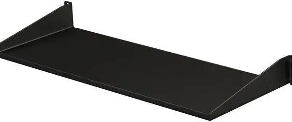 StarTech.com CABSHELF1U 1U 7 in Depth Universal Fixed Rack Mount Shelf - 33 lbs / 15 kg - 1U Rack Shelf - Server Cabinet Shelf - Fixed Rack Shelf - Pappy Mall