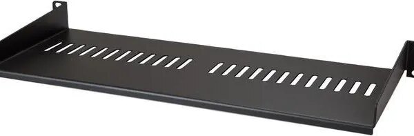 StarTech.com CABSHELF1U7V 1U Rack Shelf - 7 in Deep - Heavy-duty Steel - Vented Rack Shelf - Rack Mount Shelf - Server Rack Shelf - Network Rack Shelf - Pappy Mall