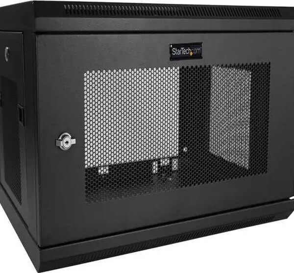 StarTech.com RK616WALM Wall Mount Server Rack Cabinet - 6U Rack - 14.8" Deep - Network Cabinet - Server Enclosure - Network Enclosure - 6U Case - Pappy Mall