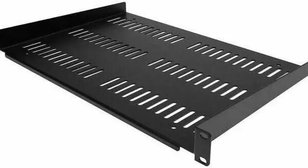 StarTech.com SHELF-1U-12-FIXED-V 1U Black - Pappy Mall