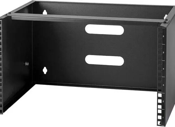 StarTech.com WALLMOUNT6 12 in Deep Wall Mounting Bracket for Patch Panel - Wall Mount Bracket - 6U - Pappy Mall