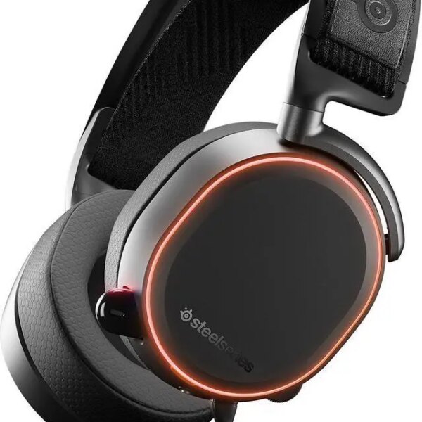 SteelSeries Arctis Pro High Fidelity Gaming Headset - Hi-Res Speaker Drivers - DTS Headphone: X v2.0 Surround for PC, Black - Pappy Mall