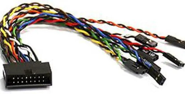 Supermicro 15cm 16-Pin Front Control Panel Split / Extension Cable (CBL-0084L) - Pappy Mall