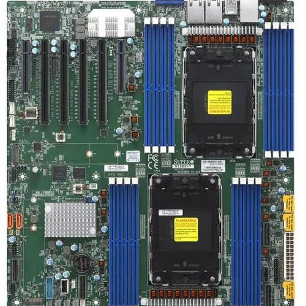 Supermicro MBD-X13DEI-T-O, Intel LGA-4677 Dual Socket EATX Server Motherboard - Pappy Mall