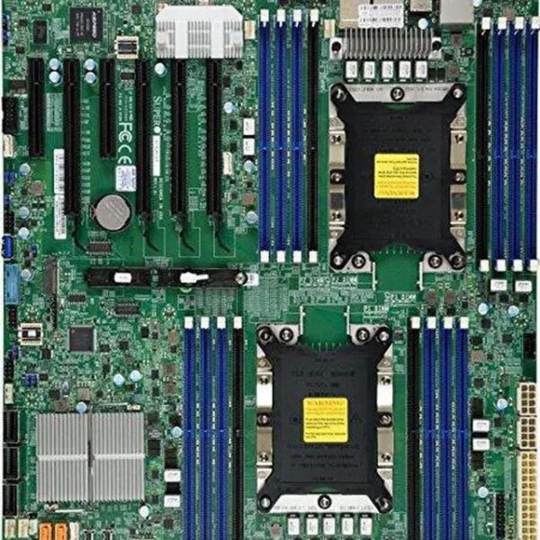 Supermicro MotherBoard MBD-X11DPI-N-B Xeon Dual Socket LGA 3647 C621 Max.2TB PCI Express E-ATX (MBD-X11DPI-N-B) Bulk packaging - Pappy Mall