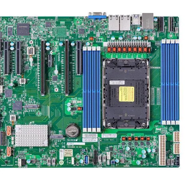 Supermicro X13SEI-F Motherboard, 4th Gen Intel® Xeon® Scalable processors, Single Socket LGA-4677 (Socket E), CPU TDP supports up to 350W TDP. - Pappy Mall