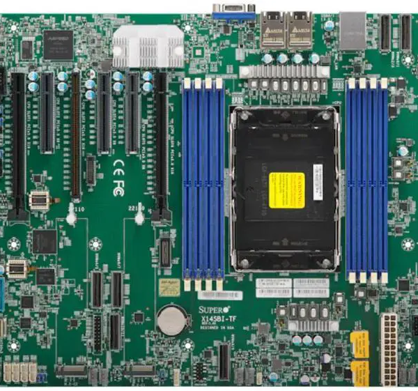 Supermicro X14SBI-TF Server Motherboard, Intel® Xeon® 6700-series processors with E-cores, Single Socket LGA-4710 (Socket E2) supported, CPU TDP supports Up to 350W TDP -... -...