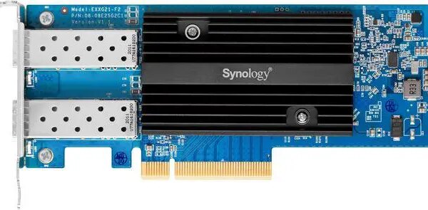 Synology Dual Port 10Gb Ethernet Adapter 2 SFP+ Ports E10G21-F2 - Pappy Mall