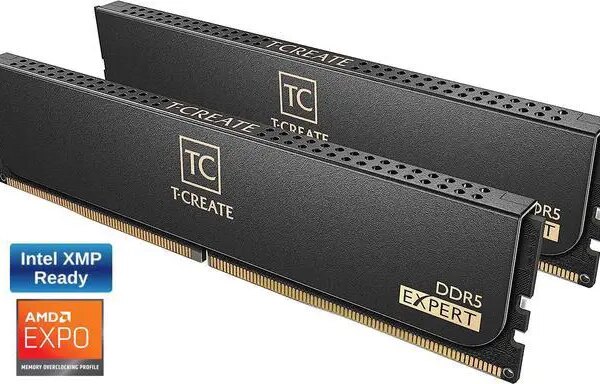 Team Group T-CREATE EXPERT 32GB (2 x 16GB) 288-Pin PC RAM DDR5 6000 (PC5 48000) Desktop Memory Model CTCED532G6000HC30DC01 - Pappy Mall