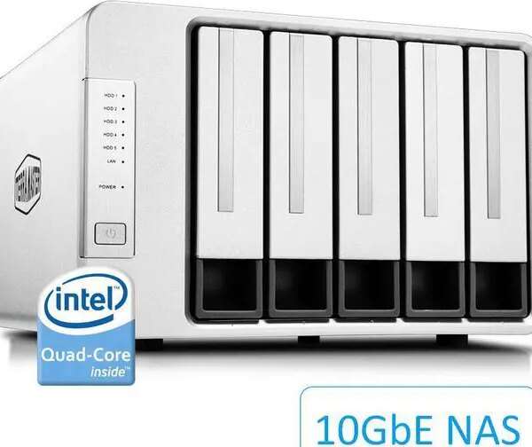TERRAMASTER F5-422 5Bay 10GbE NAS Storage Server Enclosure DiskStation- Apollo J3455 QuadCore CPU Hardware Encryption (Diskless) - Pappy Mall