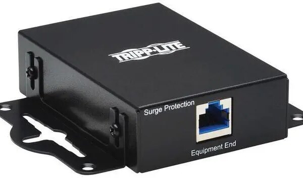 Tripp Lite 10Gbps Cat6a/8 Metal Case In-Line Network Surge Protector B110SP10G - Pappy Mall