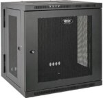 Tripp Lite 10U Wall-Mount Rack Enclosure Cabinet, Hinged Back, Low-Profile Switch-Depth (SRW10US) - Pappy Mall