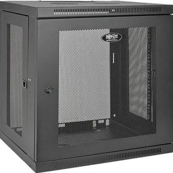 Tripp Lite 12U Wall-Mount Rack Enclosure Cabinet, Low-Profile Switch-Depth (SRW12U) - Pappy Mall