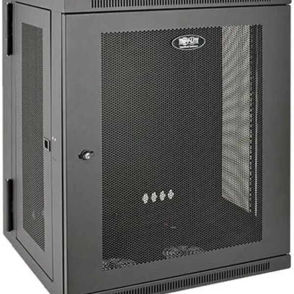 Tripp Lite 15U Wall-Mount Rack Enclosure Cabinet, Hinged Back, Switch-Depth (SRW15US) - Pappy Mall