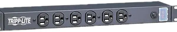 Tripp Lite 1U Rack-Mount Power Strip, 12-Outlets, 15 Ft. Cord (RS-1215) - Pappy Mall