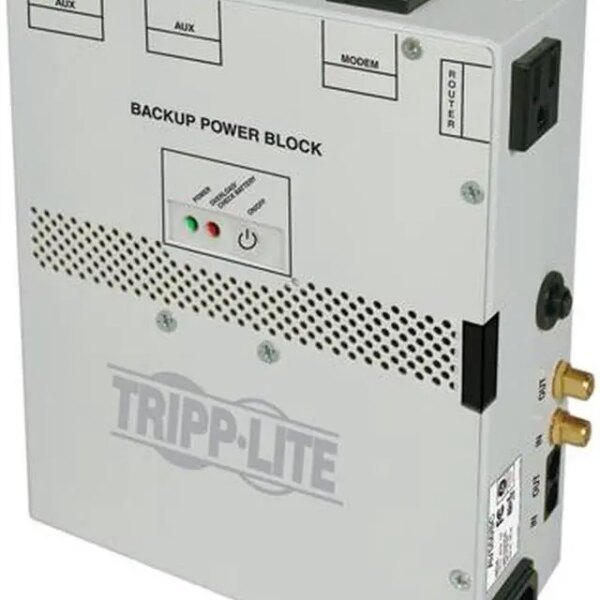 Tripp Lite 550 VA Audio / Video Backup Power Block - Exclusive UPS Protection for Structured Wiring Enclosure (AV550SC) - Pappy Mall